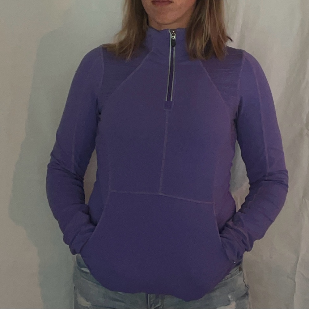 Kyodan Women's Lavender Quarter-Zip Sweatshirt